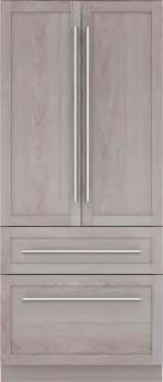 Front view of the Thermador T36IT100NP refrigerator